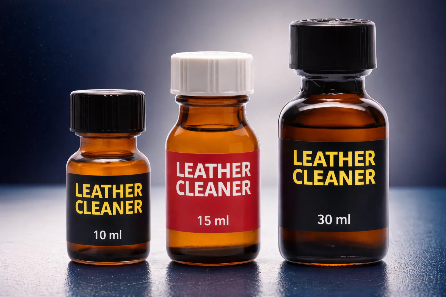 Leather Cleaner in 10 ml, 15 ml & 30 ml
