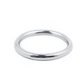 Edelstahl-Penisring (Cockring), rund – 8 mm Ringstärke – 6 Größen