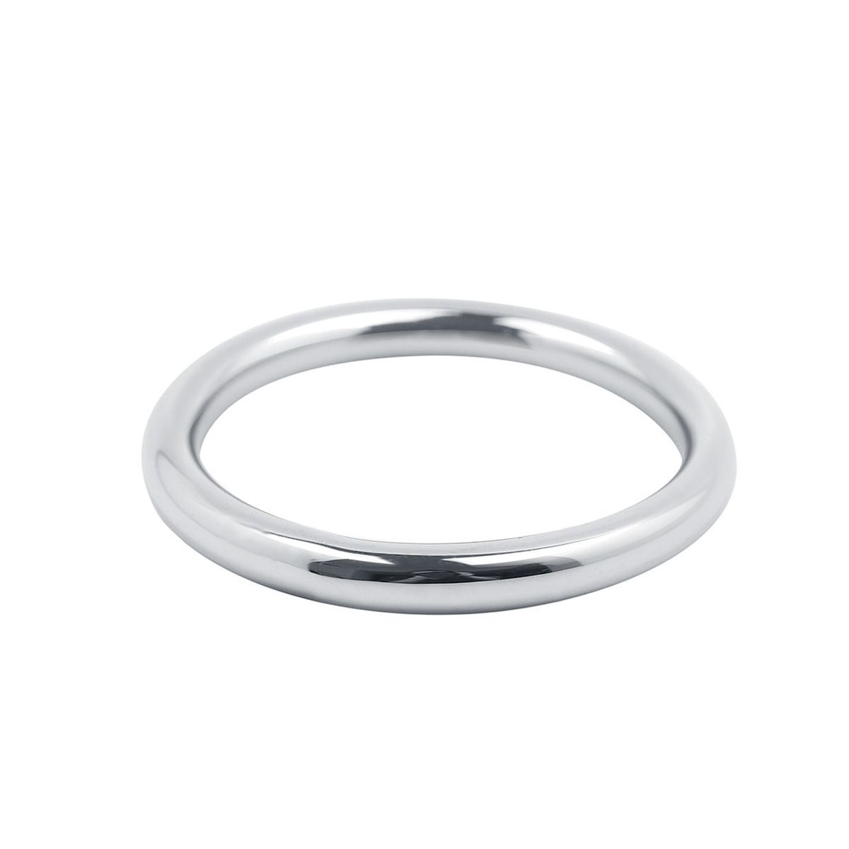 Edelstahl-Penisring (Cockring), rund – 8 mm Ringstärke – 6 Größen
