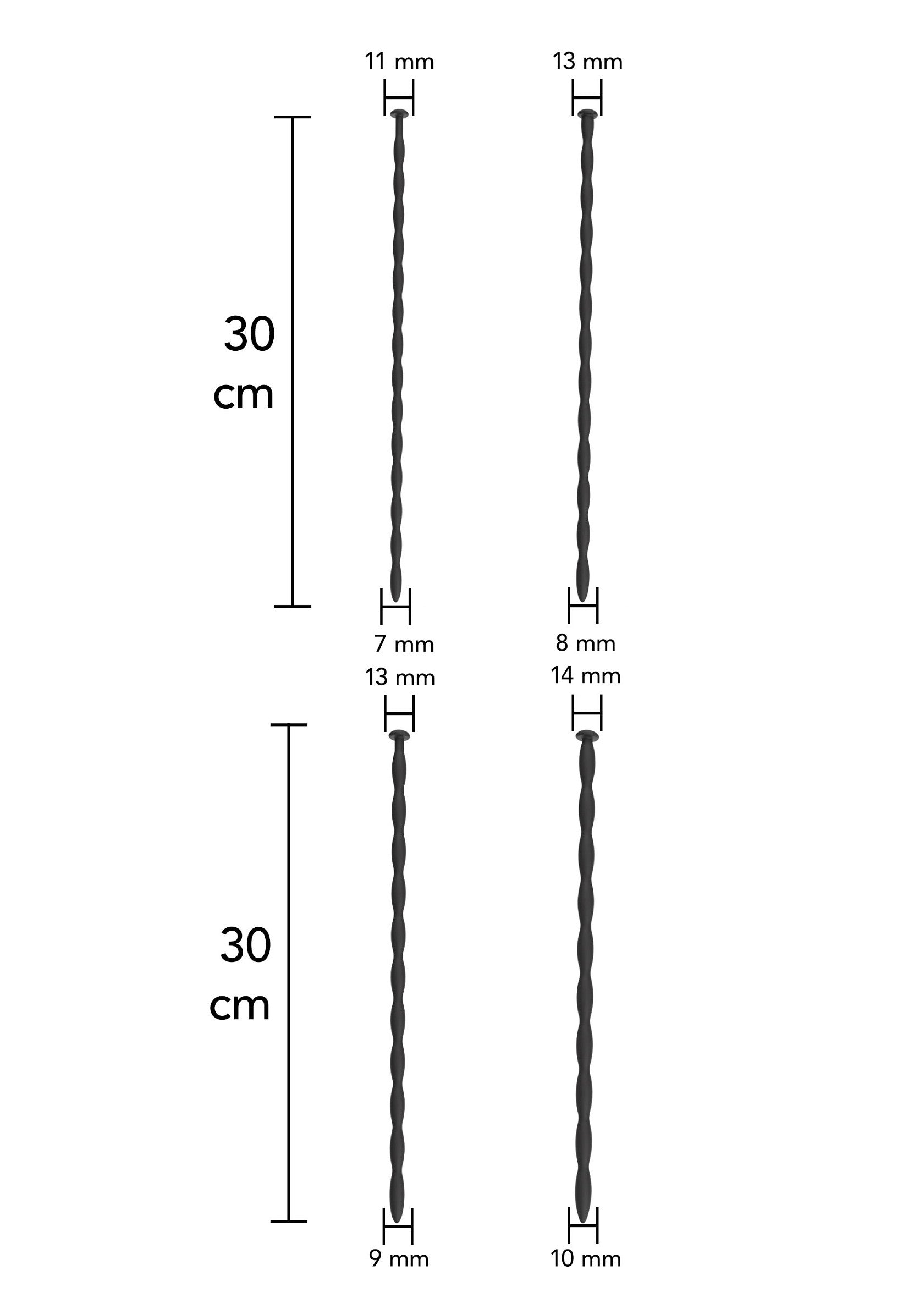 Hidden Desire - Penis Dilator L (4er Set)