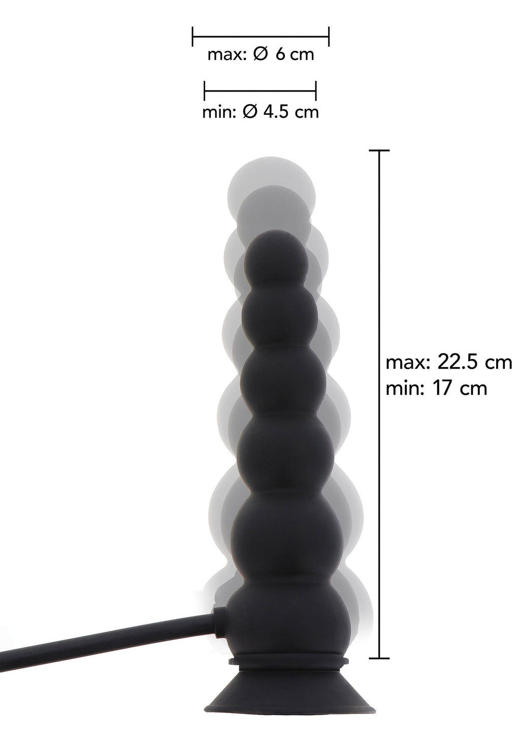 Hidden Desire - Pump Stepped Butt Plug