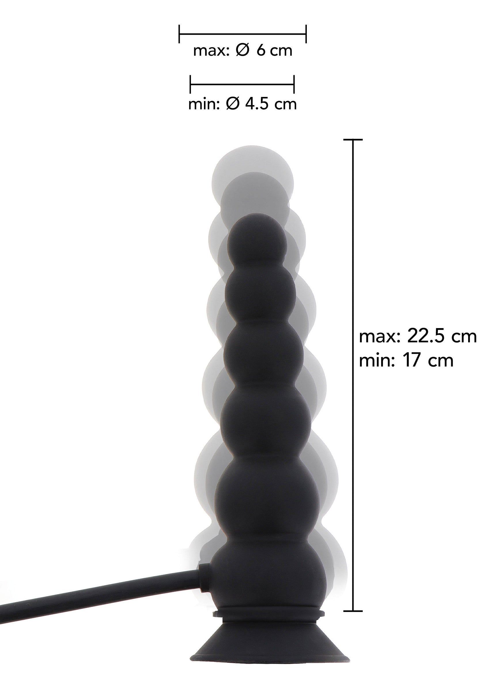 Hidden Desire - Pump Stepped Butt Plug