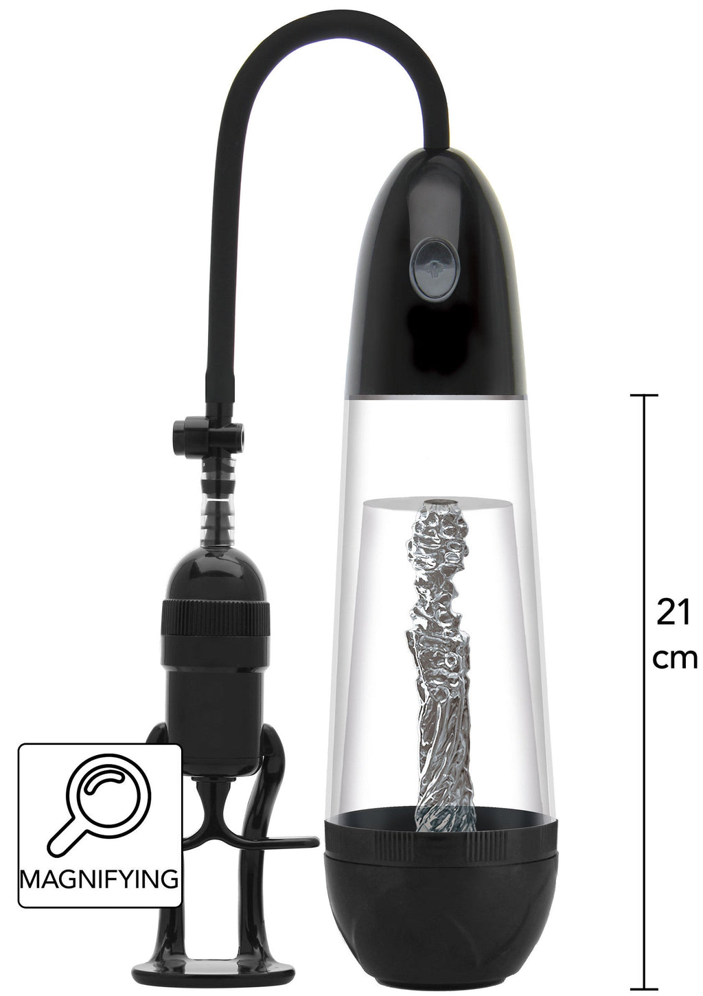 Hidden Desire - Magnifying Sleeve Penis Pumpe Schwarz