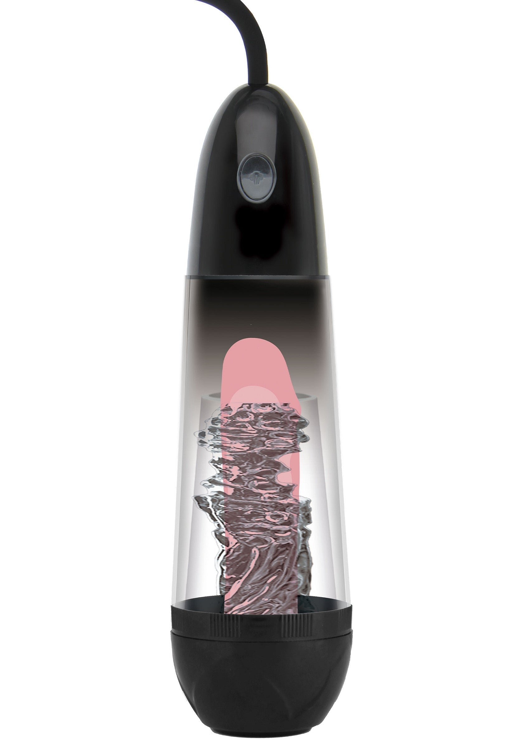 Hidden Desire - Magnifying Sleeve Penis Pumpe Schwarz