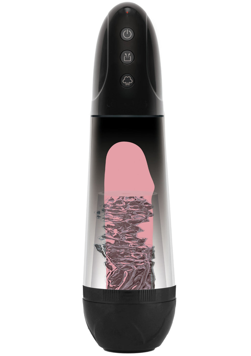 Hidden Desire - Automatic Magnifying Sleeve Penis Pumpe Schwarz