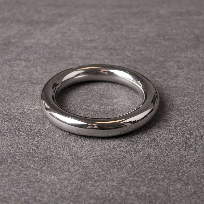 Edelstahl-Penisring (Cockring), rund – 10 mm Ringstärke – 5 Größen