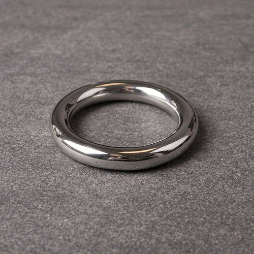 Edelstahl-Penisring (Cockring), rund – 10 mm Ringstärke – 5 Größen