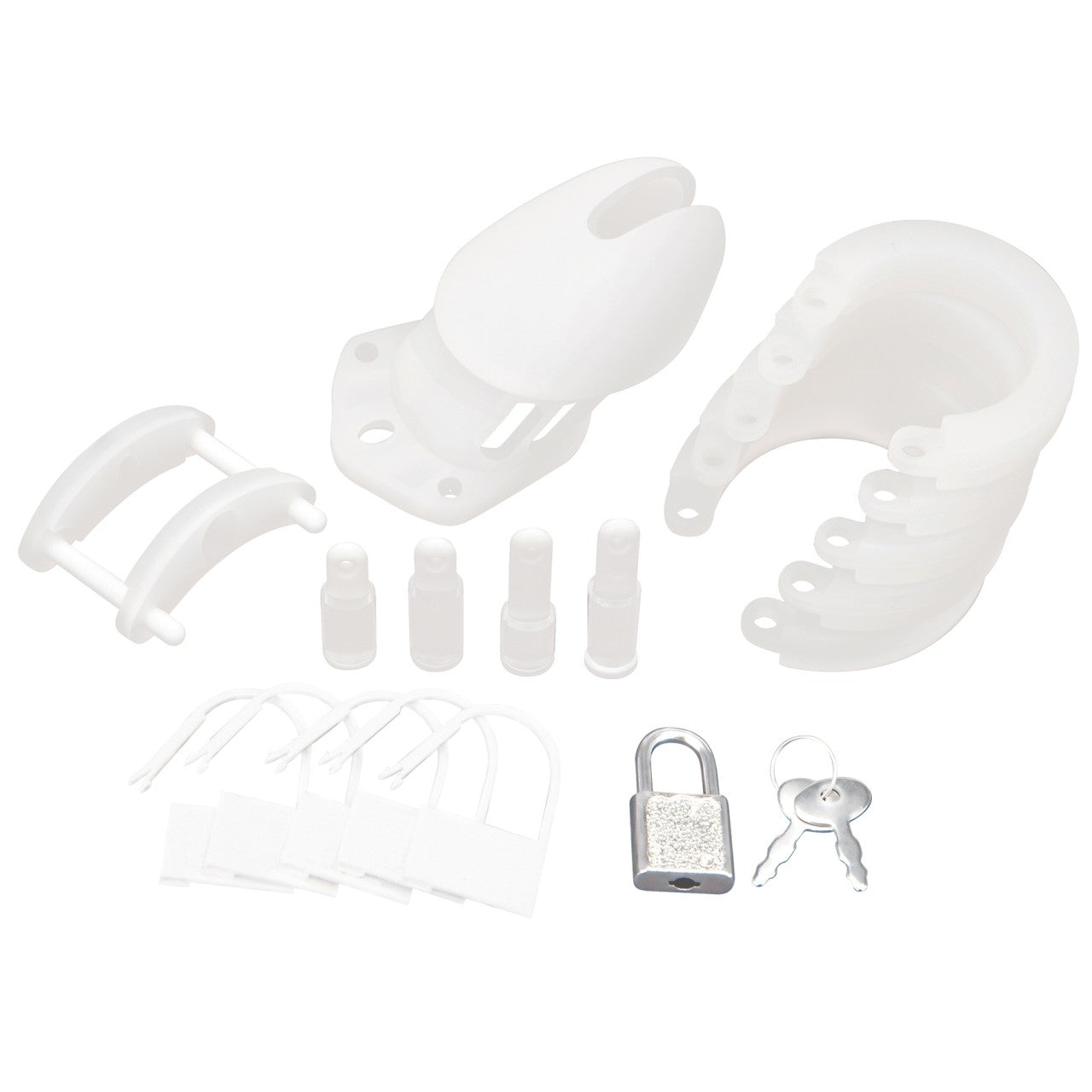 BLUE LINE - Silicone Chastity Cage
