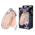 BLUE LINE - Cock Cage with Anal Stimulator