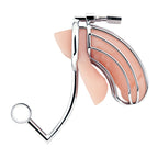BLUE LINE - Cock Cage with Anal Stimulator