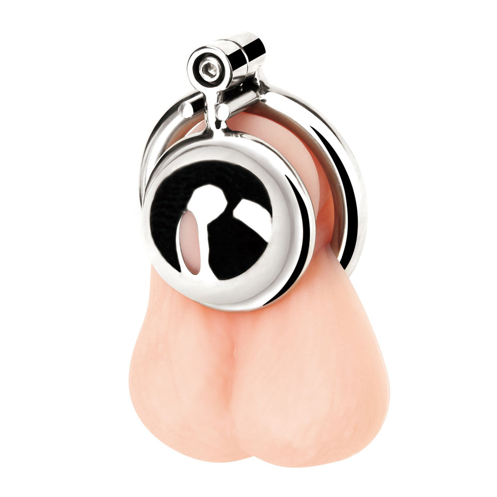 BLUE LINE - Mini Cock Chastity Cage