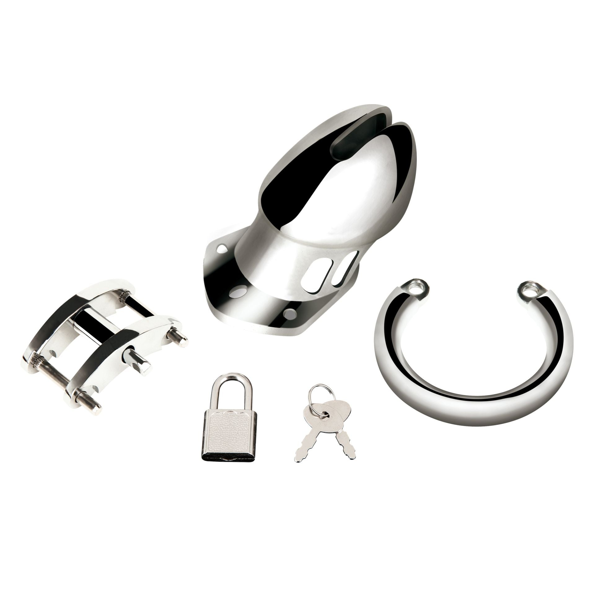 BLUE LINE - Cock Humiliation Chastity Cage