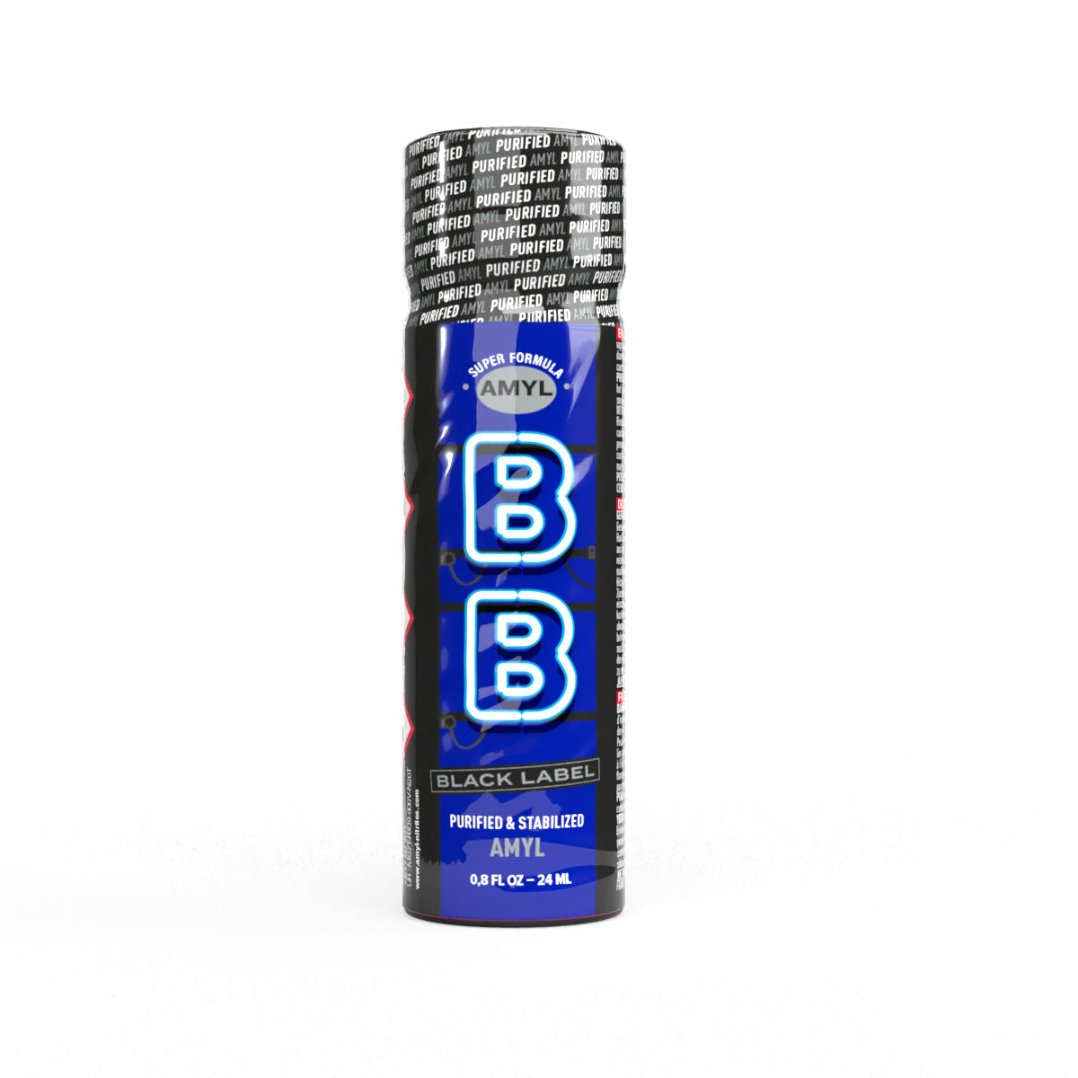 BB Black Label 24ml Slim Bottle Purified & Stabilized (Amyl Nitrite Mixture)