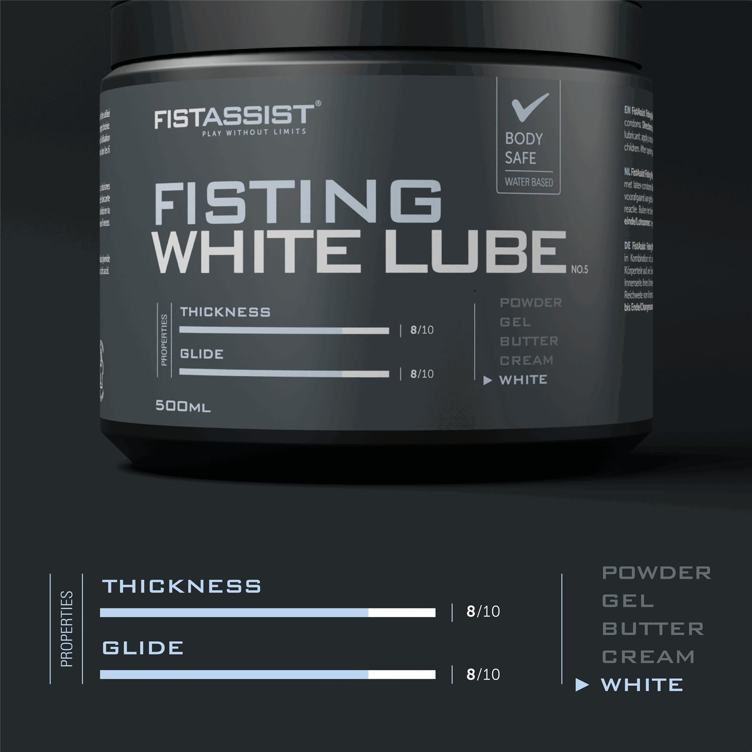Fist Assist - Fisting White Lube