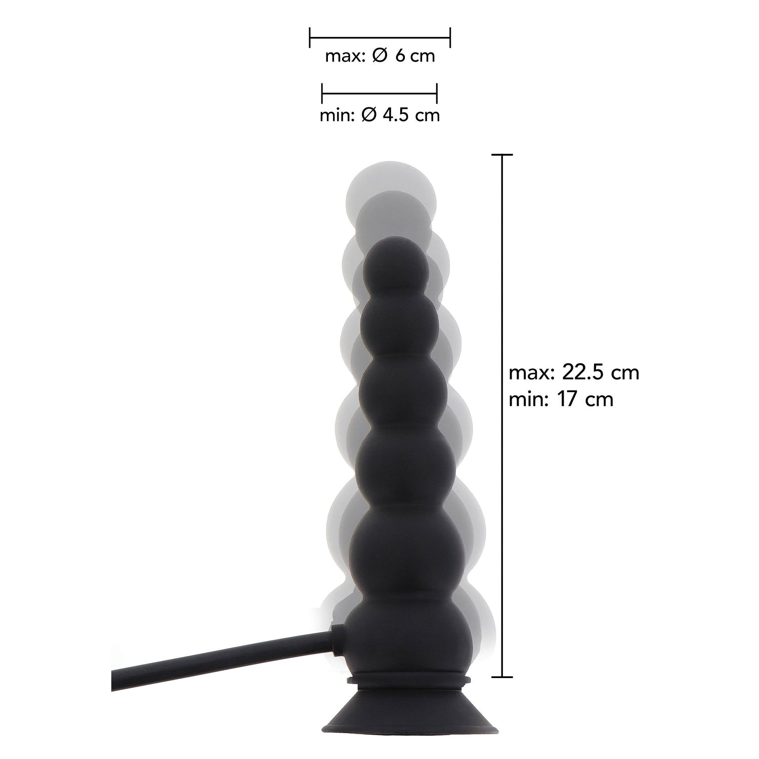 Hidden Desire - Pump Stepped Butt Plug