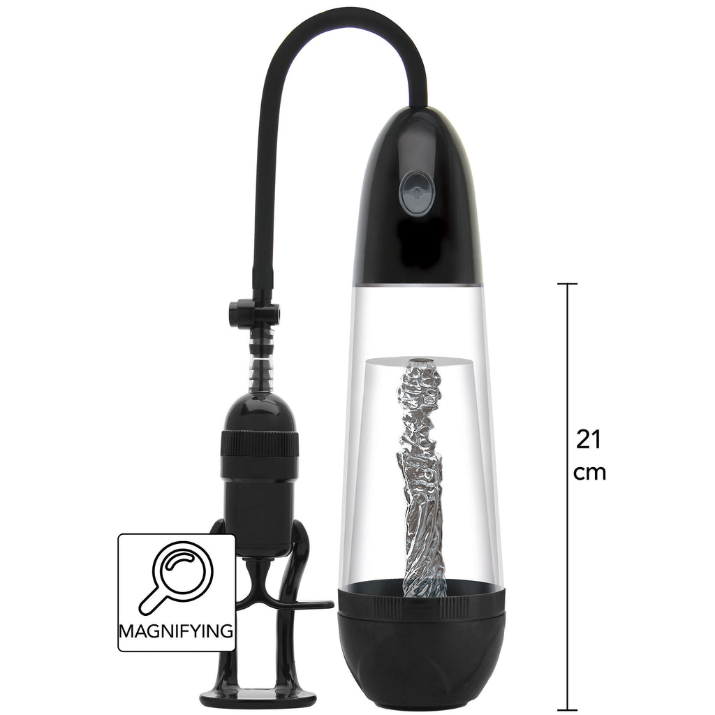 Hidden Desire - Magnifying Sleeve Penis Pumpe Schwarz