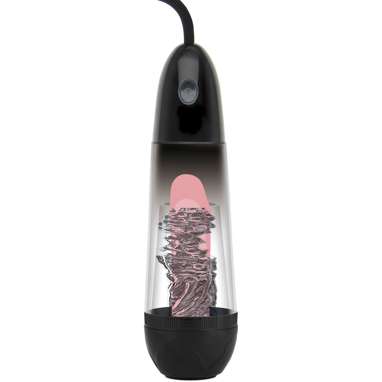 Hidden Desire - Magnifying Sleeve Penis Pumpe Schwarz