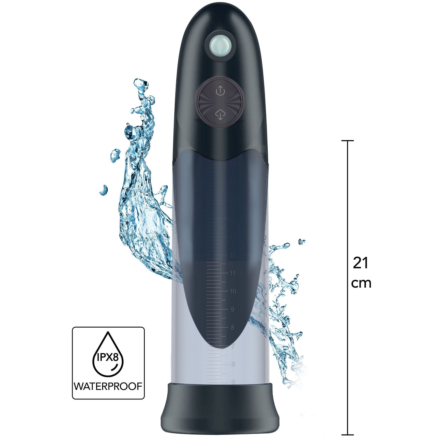 Hidden Desire - Automatic Penis Pumpe Aqua