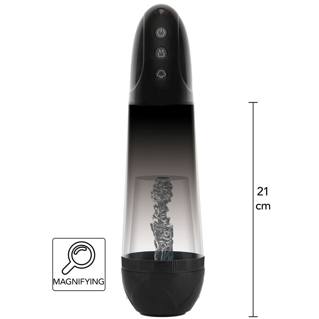 Hidden Desire - Automatic Magnifying Sleeve Penis Pumpe Schwarz