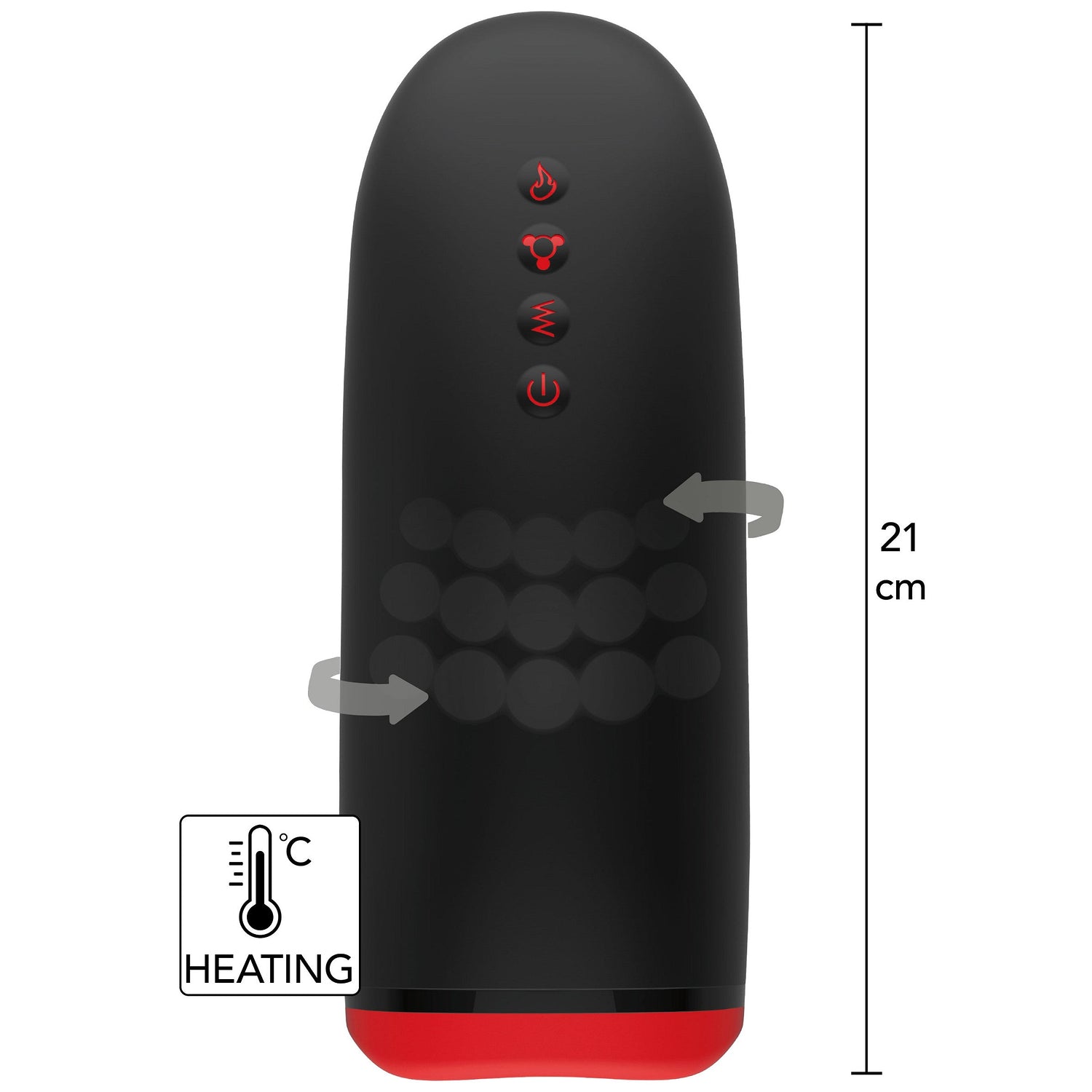 Hidden Desire - Beaded Tongue Masturbator