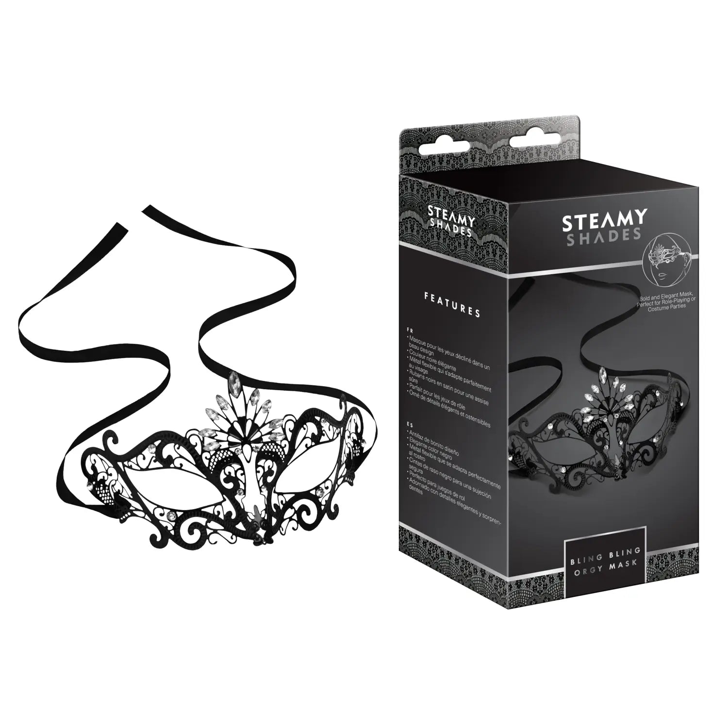STEAMY SHADES - Bling Bling Orgi-Maske