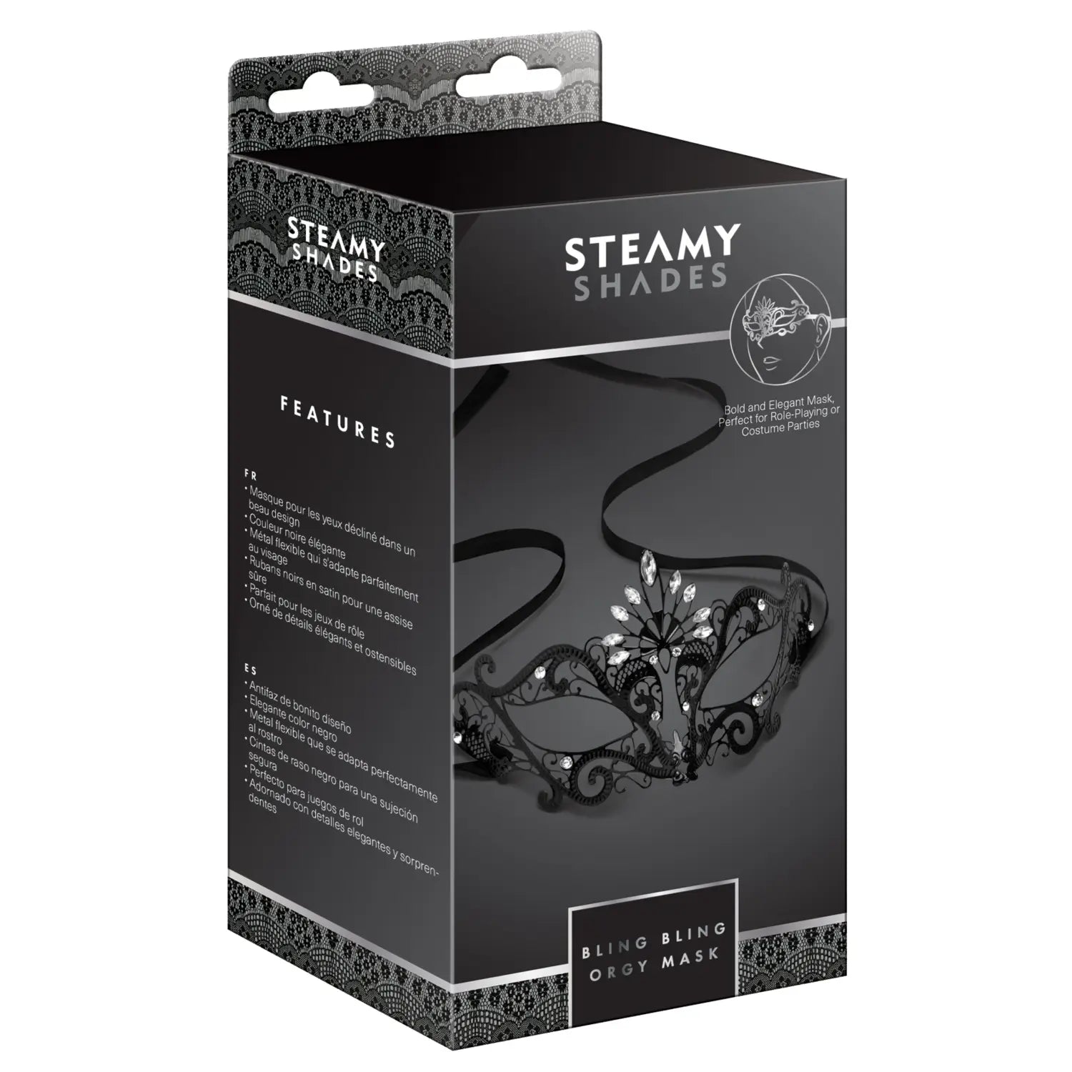 STEAMY SHADES - Bling Bling Orgi-Maske