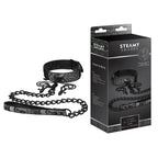 STEAMY SHADES - Halsband mit Leine & Nippelklammern