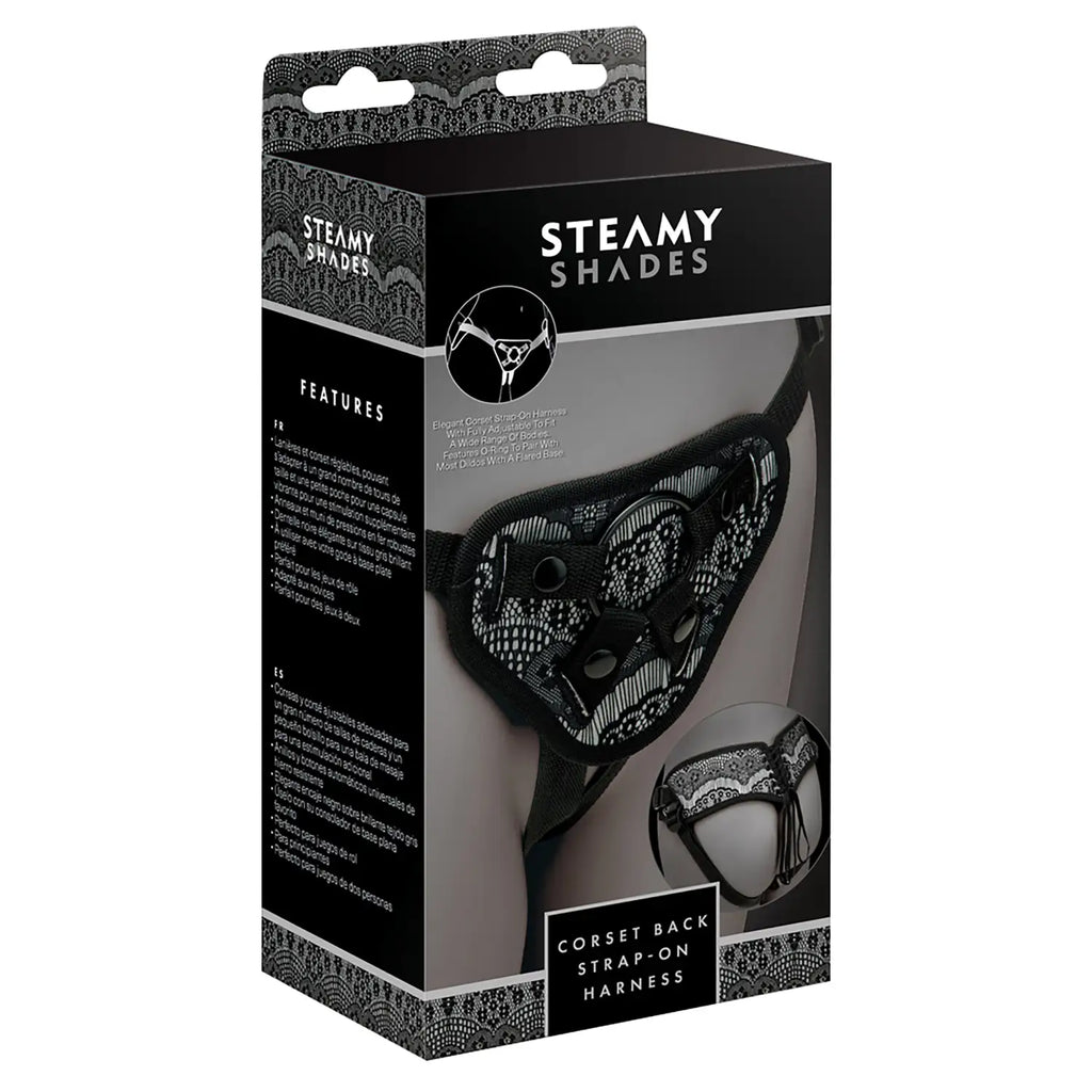 STEAMY SHADES - Korsett Strap-on Harness