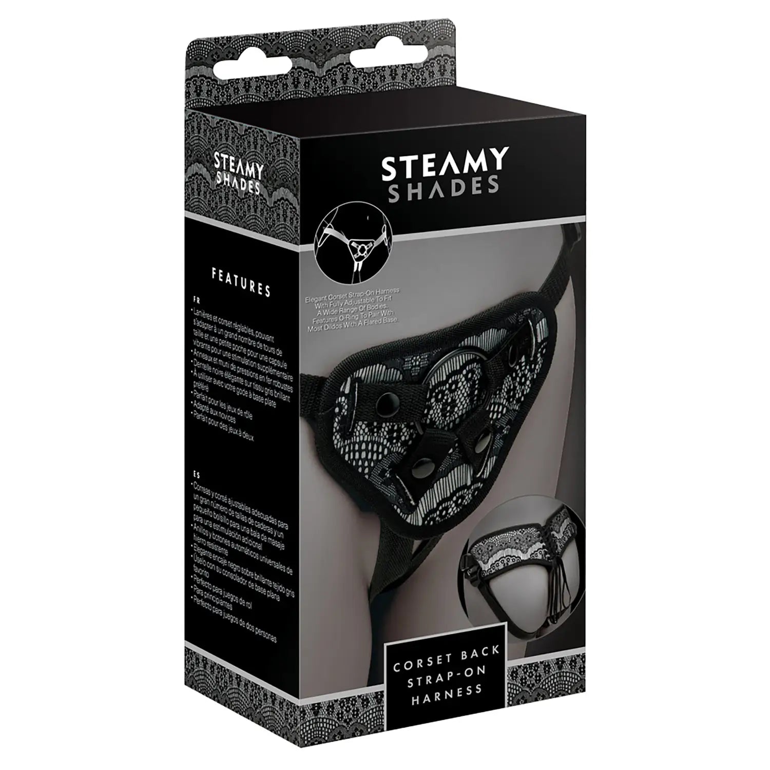 STEAMY SHADES - Korsett Strap-on Harness