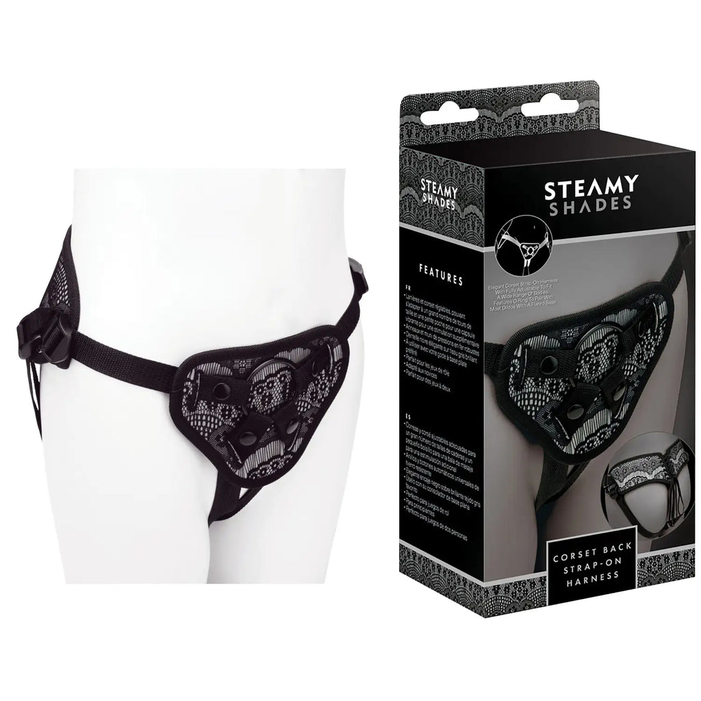 STEAMY SHADES - Korsett Strap-on Harness