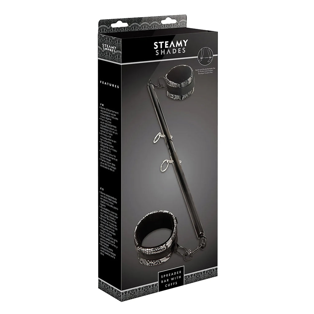 STEAMY SHADES - Spreizstange mit Fesseln