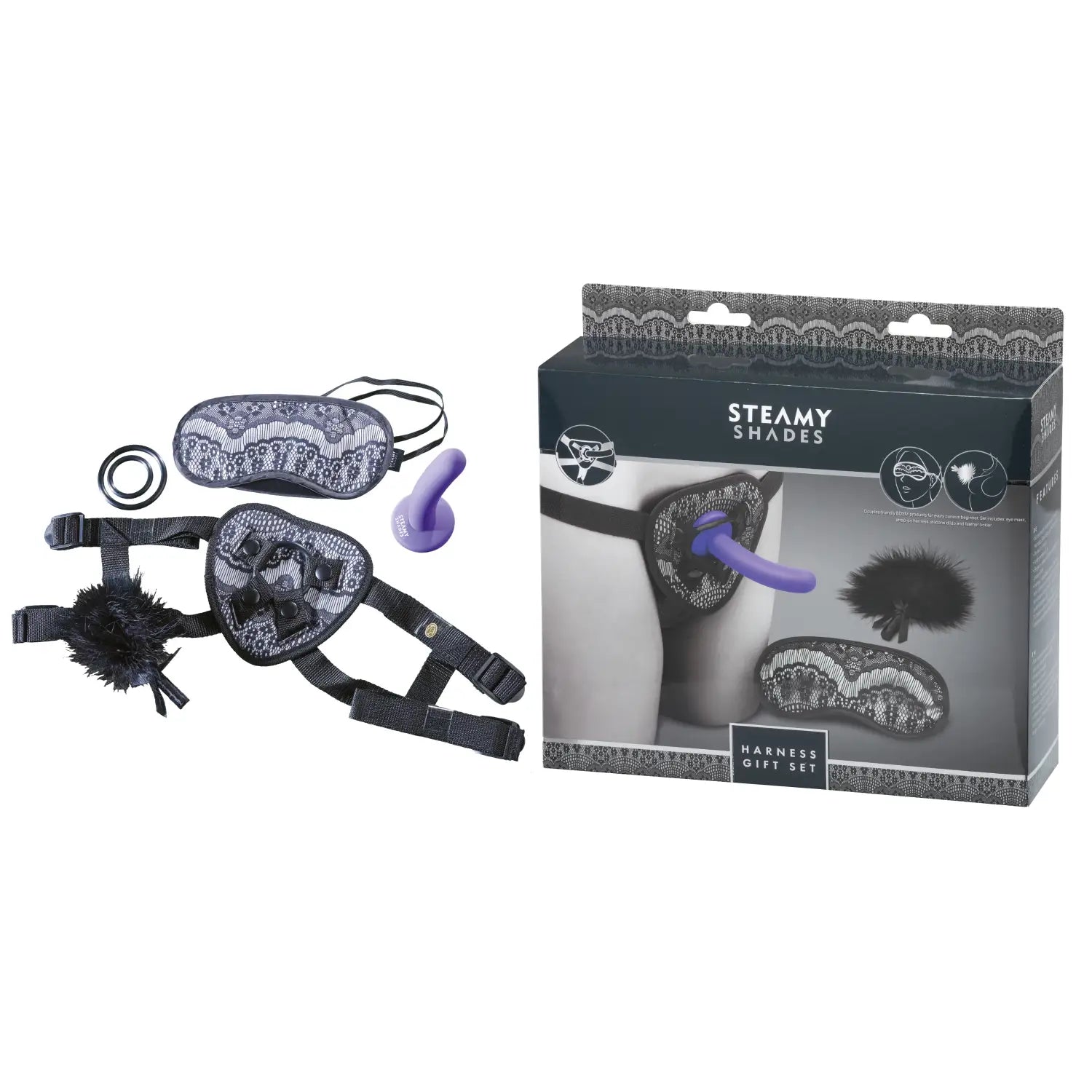STEAMY SHADES - Strap-on Geschenkset