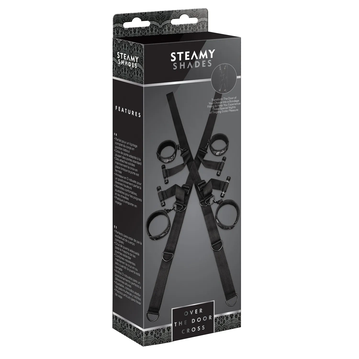 STEAMY SHADES - Tür-Fesselkreuz