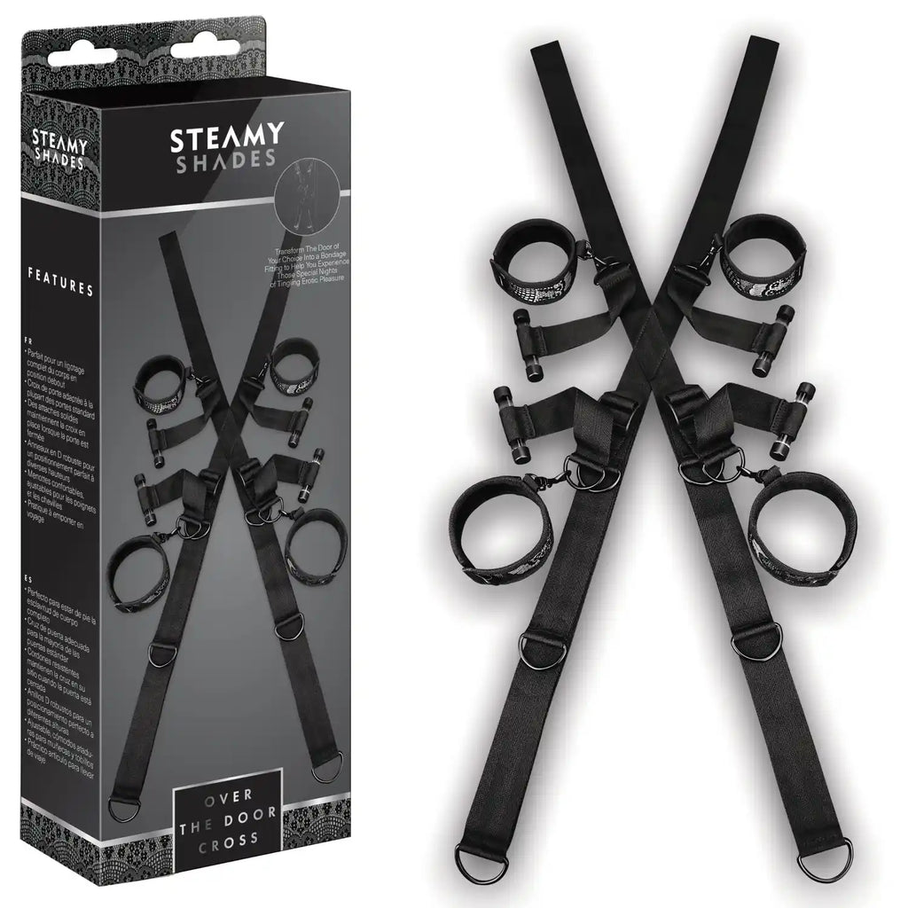 STEAMY SHADES - Tür-Fesselkreuz