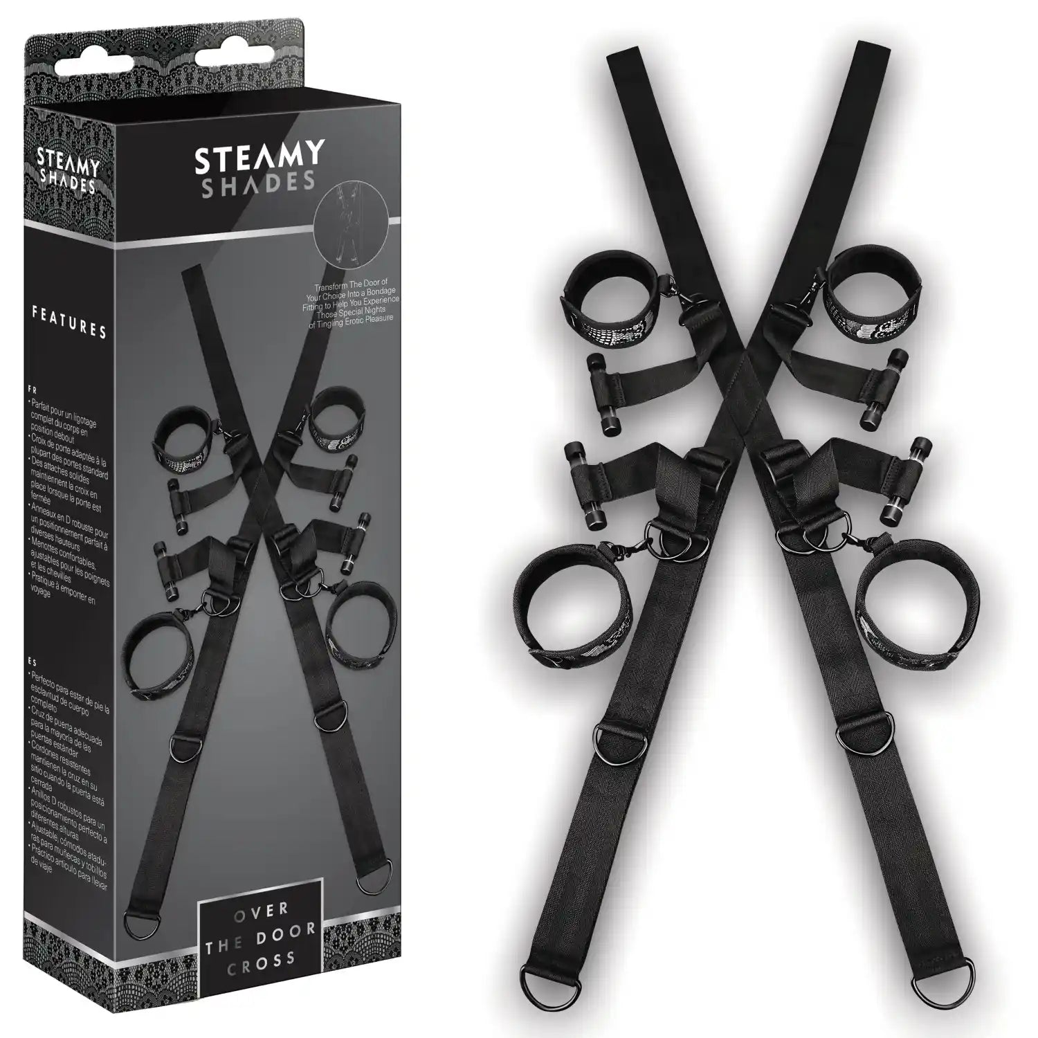 STEAMY SHADES - Tür-Fesselkreuz