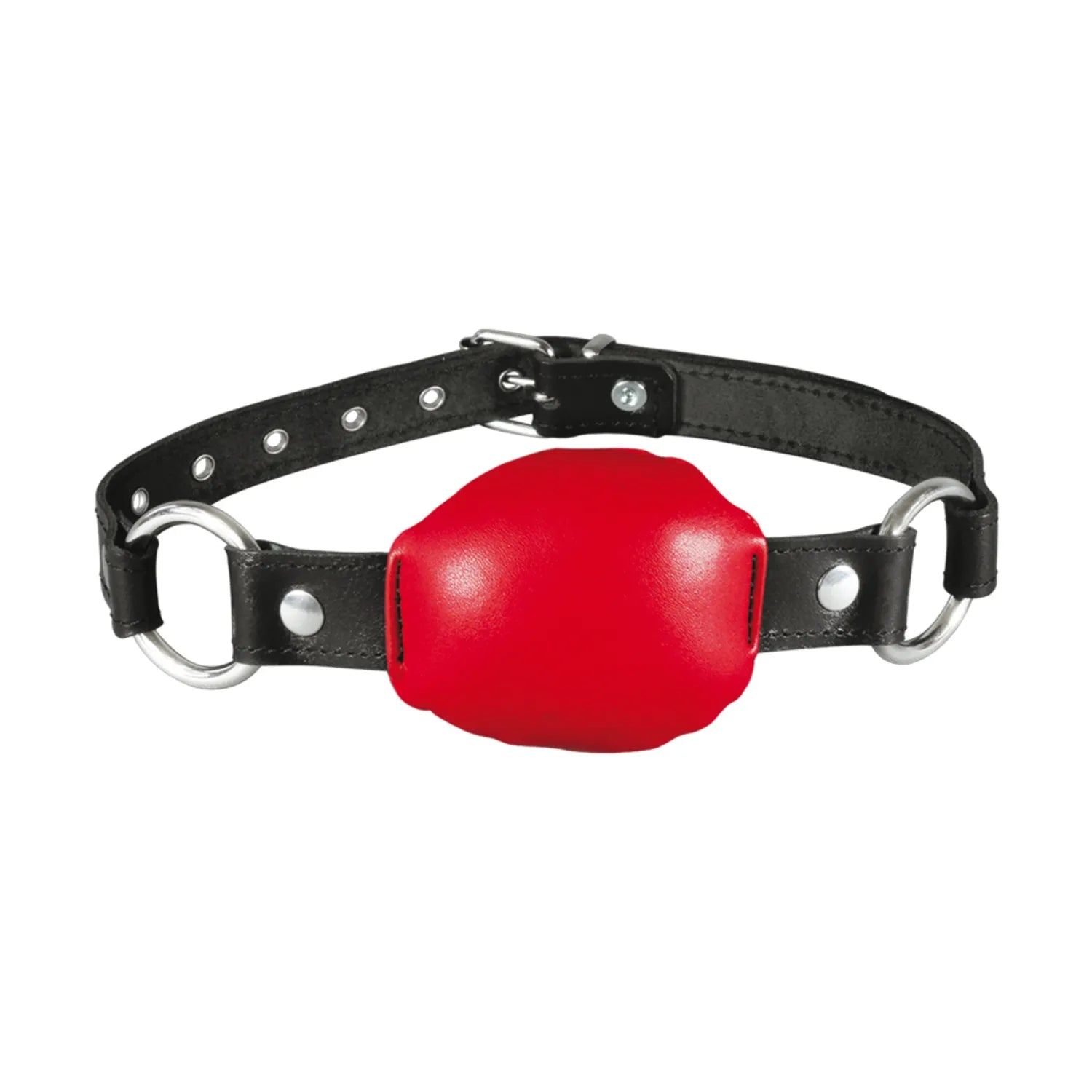 XX-DREAMSTOYS - Leder Mund Knebel Rot