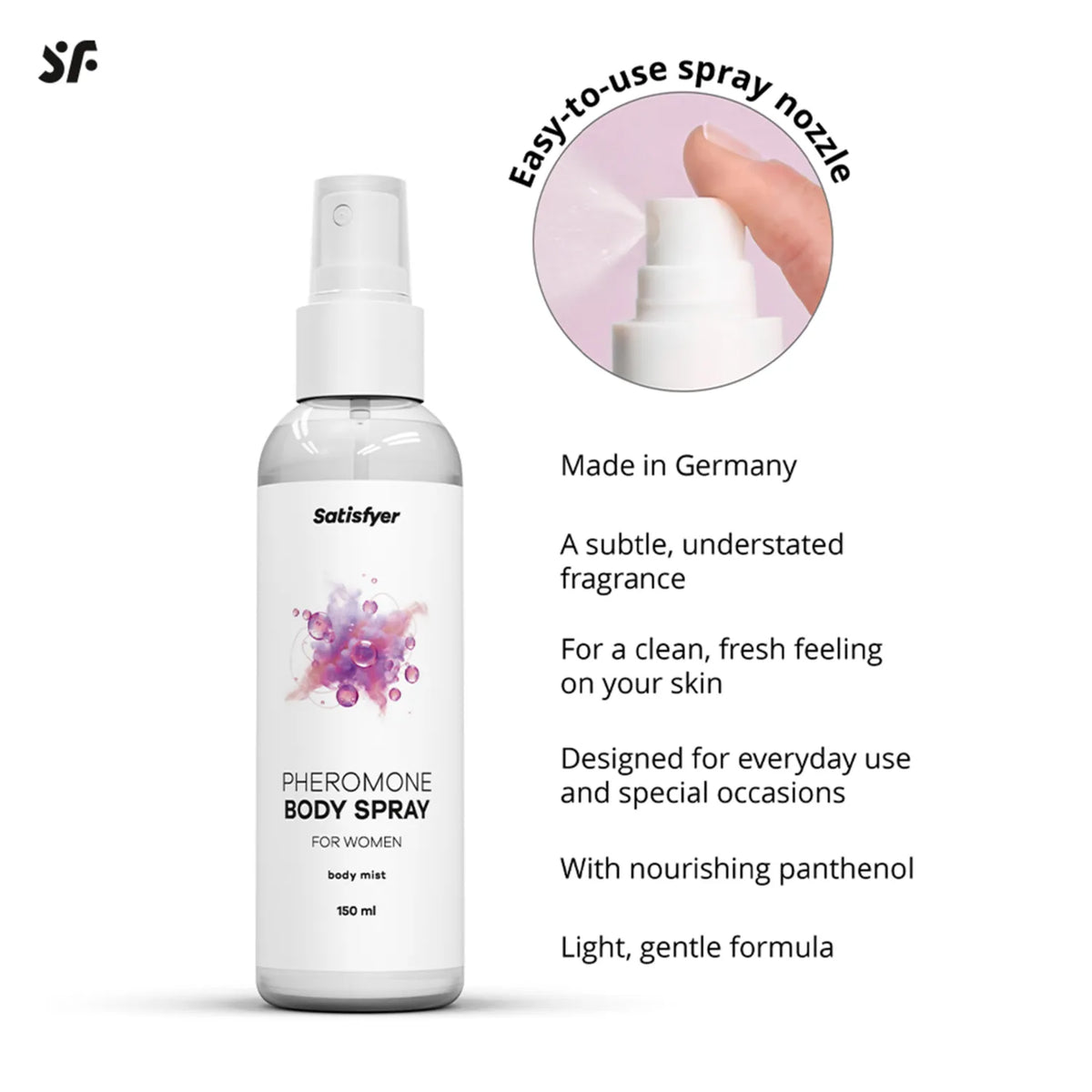 SATISFYER - Pheromones Body Spray Women 150ml