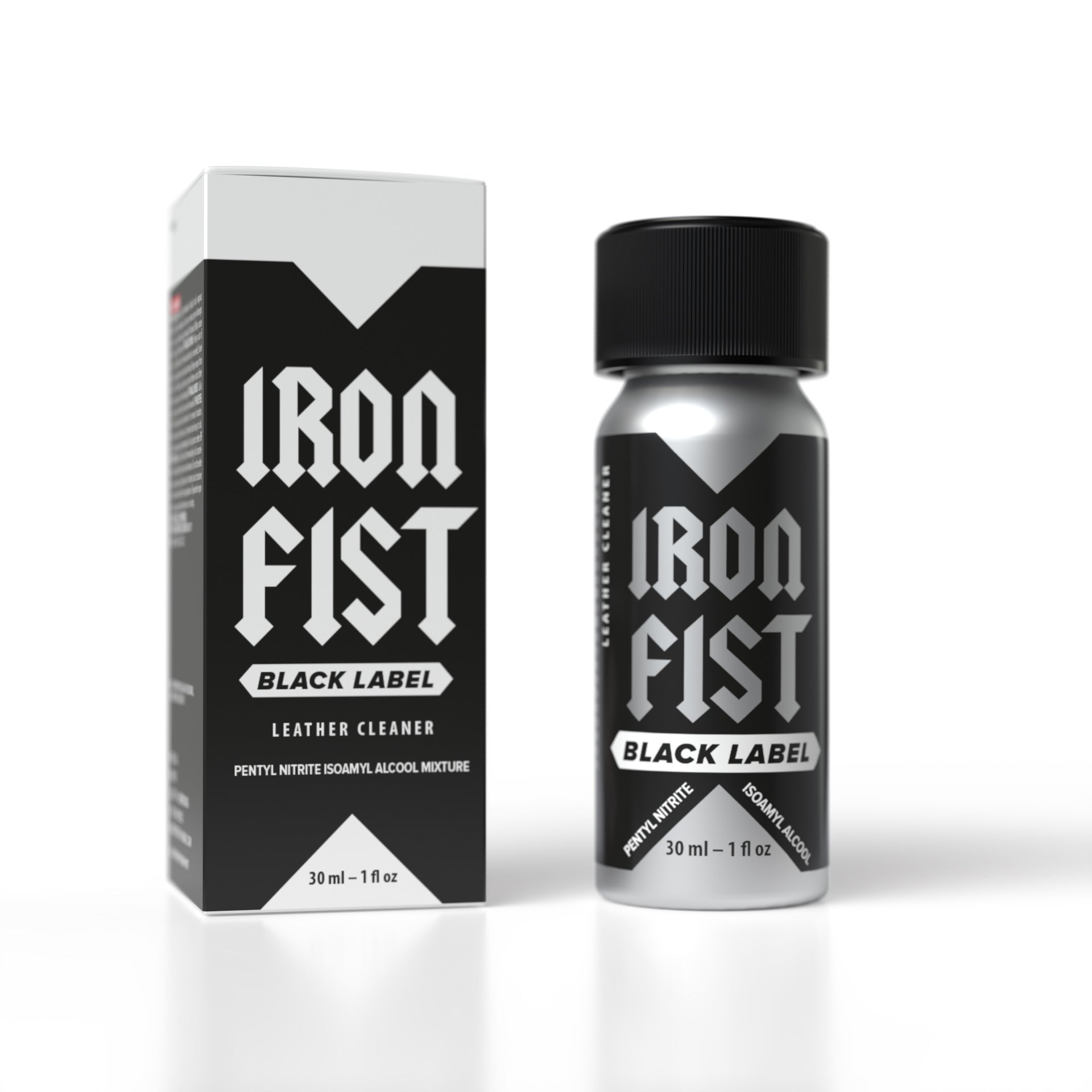 Iron Fist Black Label 30ml Aluminium Bottle (Pentyl Nitrite Isoamyl Alcool Mixture)