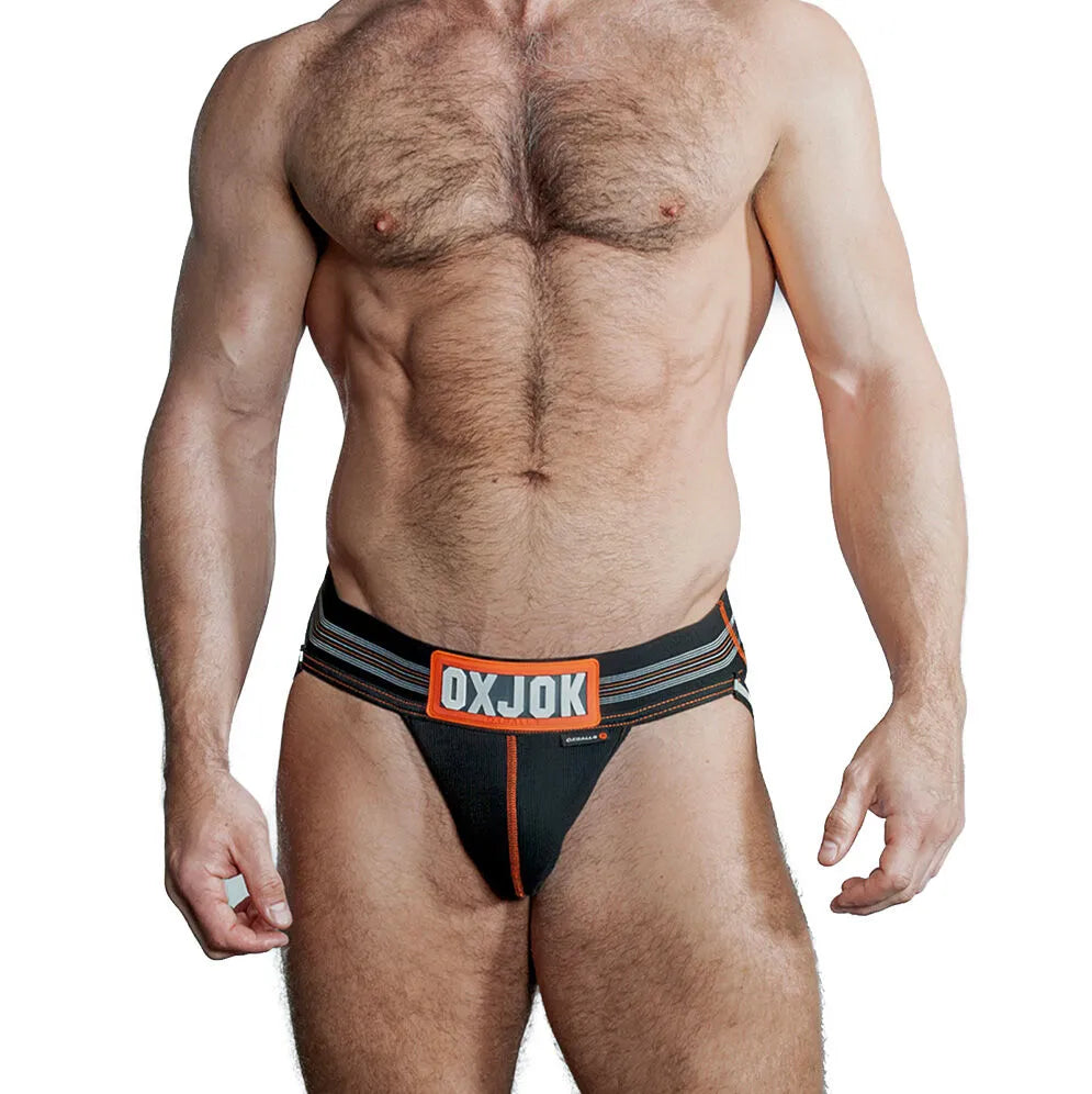 OXJOK™ SLINGJOCK Upthrust Slider Jockstrap Black Iron