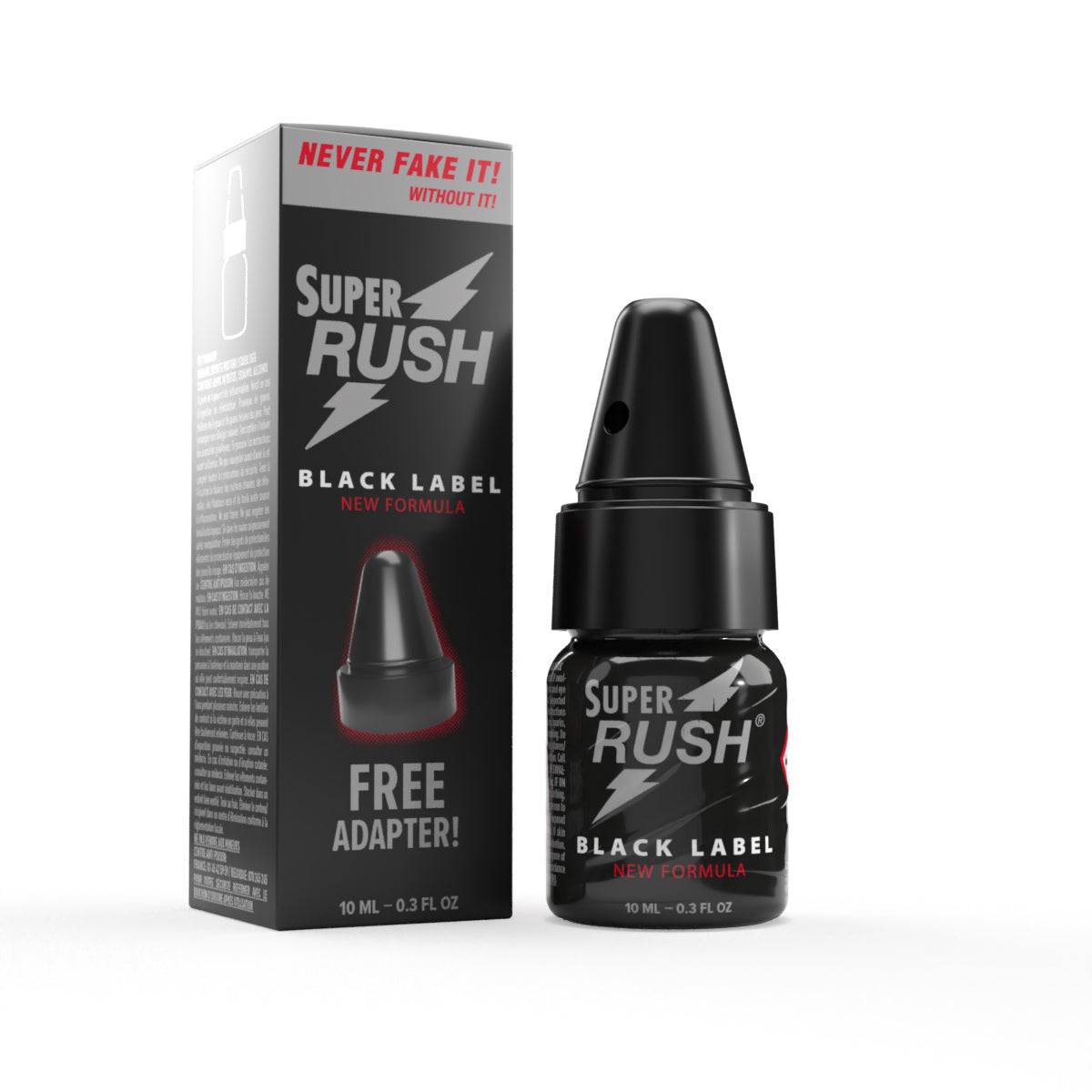 Super Rush Black 10ml + Diffusorkappe (Isoamyl Nitrite Mixture)